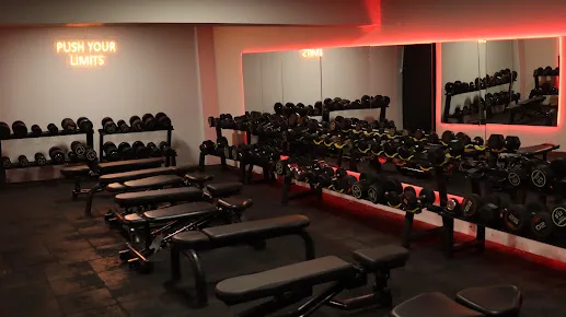 GYMLAB Serbest Ağırlık ve Push Your Limits Alanı